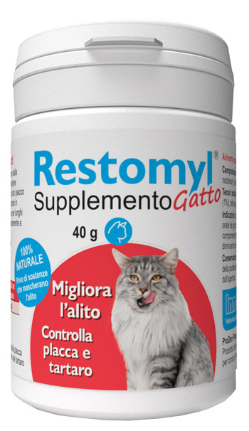 RESTOMYL SUPPLEMENTO GATTO FLACONCINO 40 G - farmachicca