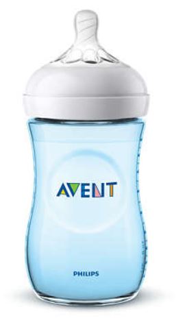 AVENT BIBERON NATURAL PP 260ML AZZURRO SINGLE PACK - farmachicca