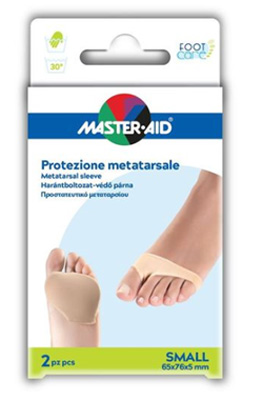 PROTEZIONE MASTER-AID PER METATARSO IN TESSUTO ELASTICO E GEL S 1 PAIO - farmachicca
