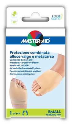 PROTEZIONE MASTER-AID PER ALLUCE VALGO E METATARSO S 1 PEZZO - farmachicca