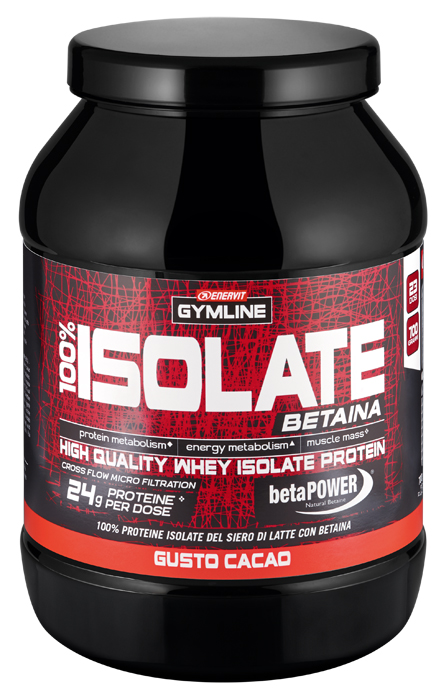 GYMLINE 100% WHEY ISOLATE CACAO 900 G - farmachicca