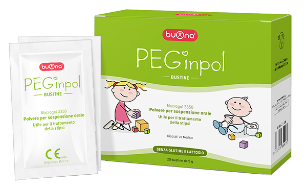 PEGINPOL MACROGOL 3350 SOSPENSIONE ORALE 20 BUSTINE - farmachicca