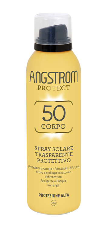 ANGSTROM PROTECT 50 CORPO SPRAY SOLARE TRASPARENTE 150 ML - farmachicca