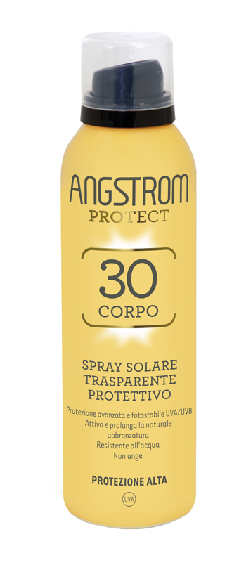 ANGSTROM PROTECT 30 CORPO SPRAY SOLARE TRASPARENTE 150 ML - farmachicca