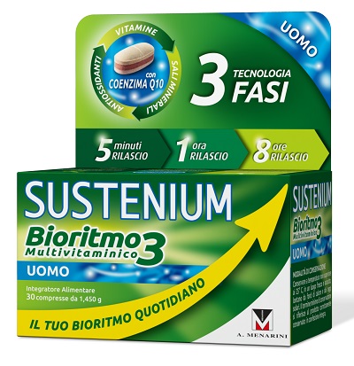SUSTENIUM BIORITMO3 UOMO ADULTO 30 COMPRESSE - farmachicca