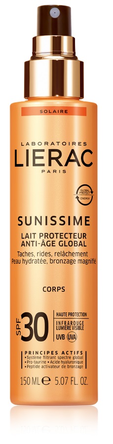 LIERAC SUNISSIME LATTE CORPO SPF30 150 ML - farmachicca