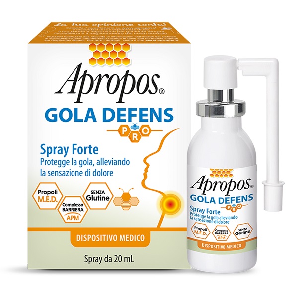 APROPOS GOLA DEFENS PRO SPRAY FORTE 20 ML - farmachicca