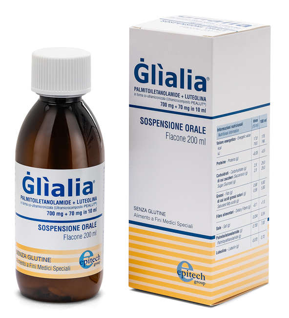 GLIALIA SOSPENSIONE ORALE 700 MG + 70 MG 200 ML - farmachicca