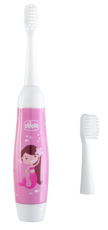 CHICCO SPAZZOLINO ELETTRICO ROSA - farmachicca