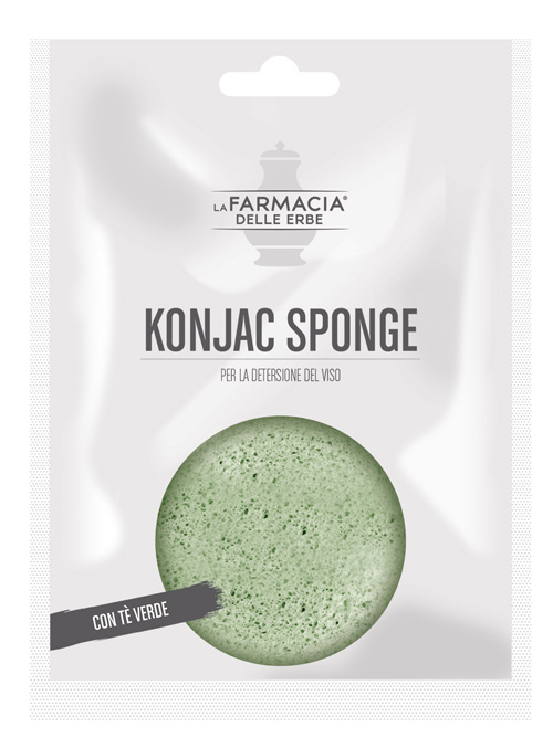 FDE KONJAC SPONGE TE' VERDE 1 PEZZO - farmachicca