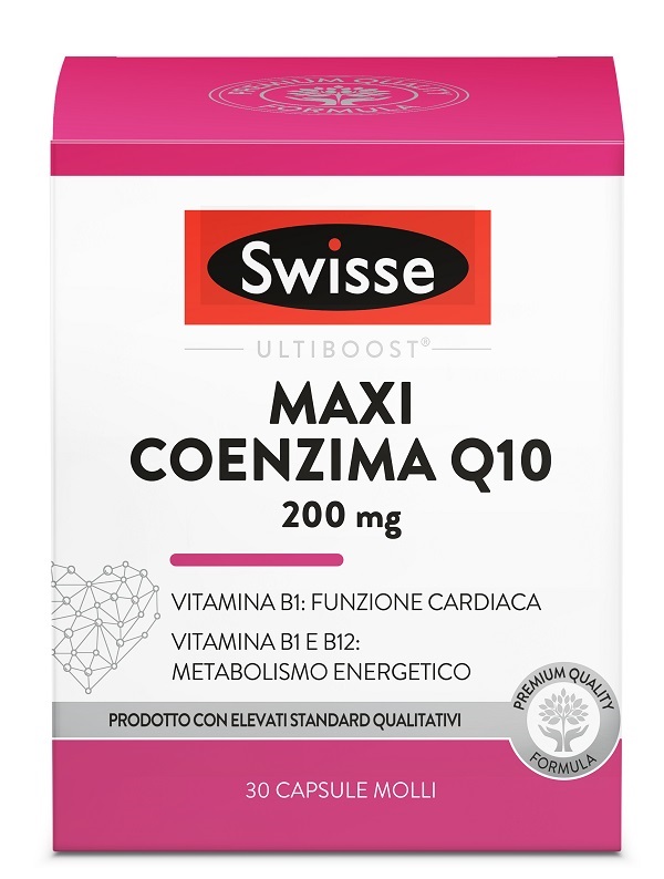 SWISSE MAXI COENZIMA Q10 200 MG 30 CAPSULE - farmachicca