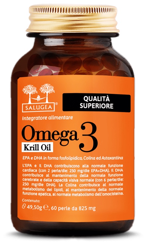 SALUGEA OMEGA 3 KRILL OIL 60 PERLE - farmachicca
