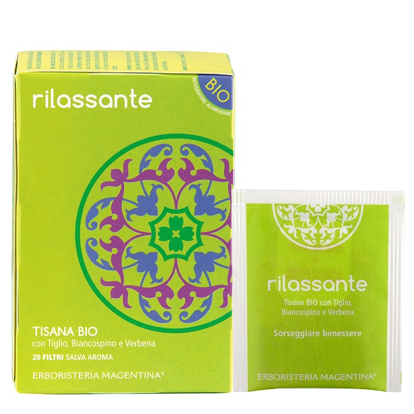 TISANA RILASSANTE BIO 20 FILTRI - farmachicca