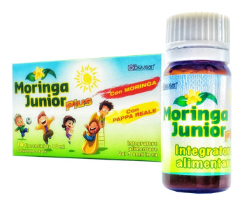 MORINGA JUNIOR PLUS 10 FLACONCINI DA 10 ML - farmachicca