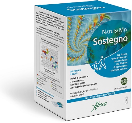 NATURA MIX ADVANCED SOSTEGNO OROSOLUBILE 20 BUSTINE - farmachicca