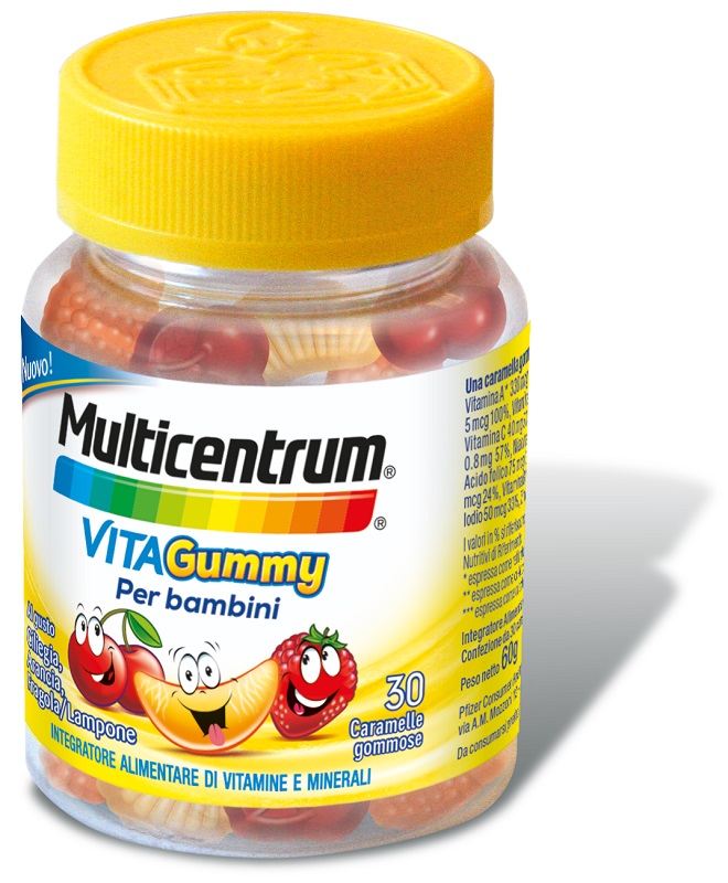 MULTICENTRUM VITAGUMMY 30 CARAMELLE GOMMOSE - farmachicca