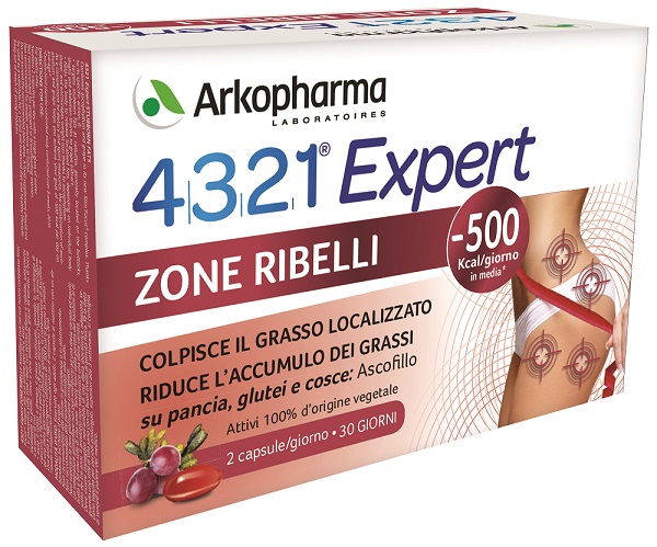 4321 SLIM ZONE RIBELLI 60 CAPSULE - farmachicca