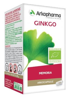 ARKO CAPSULE GINKGO BIO 130 CAPSULE - farmachicca