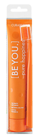 CURAPROX BE YOU PURE HAPPINESS PESCA E ALBICOCCA 1 DENTIFRICIO 90 ML + 1 SPAZZOLINO CS 5460 - farmachicca
