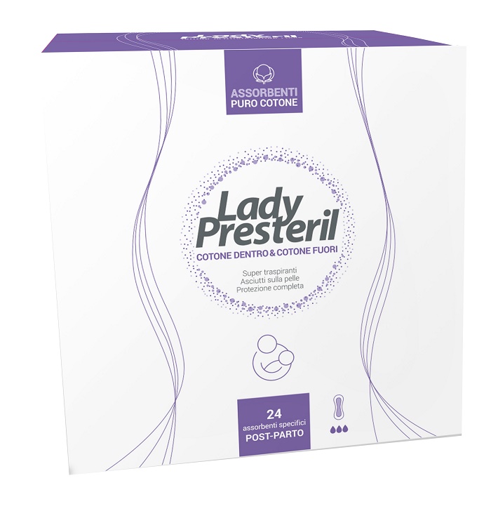 LADY PRESTERIL POSTPARTO 24 PEZZI - farmachicca