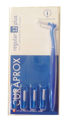 CURAPROX CPS REGULAR CPS 12 CON 5 SCOVOLINI + SUPPORTO - farmachicca