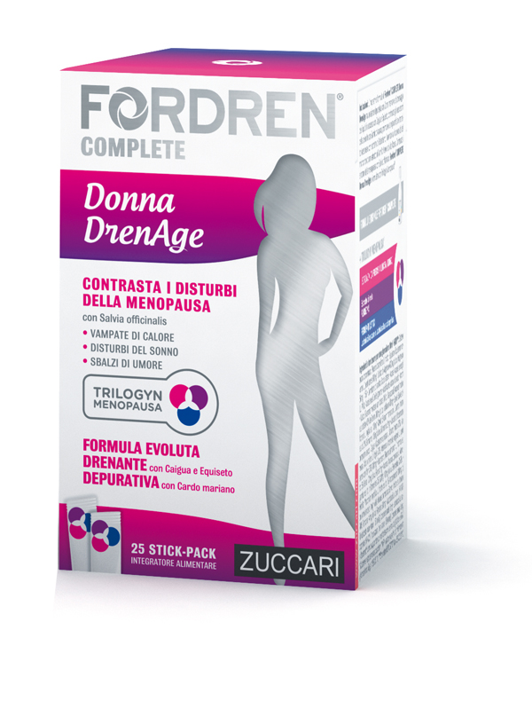 FORDREN COMPLETE DONNA DRENAGE 25 STICKPACK DA 10 ML - farmachicca