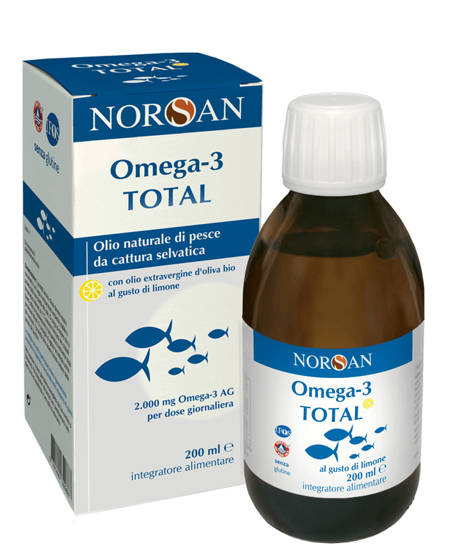 NORSAN OMEGA 3 TOTAL 200 ML GUSTO LIMONE - farmachicca