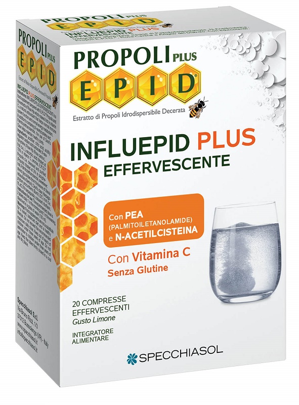 INFLUEPID PLUS EFFERVESCENTE PEA 20 COMPRESSE - farmachicca