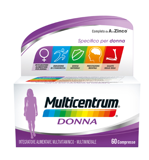 MULTICENTRUM DONNA 60 COMPRESSE - farmachicca