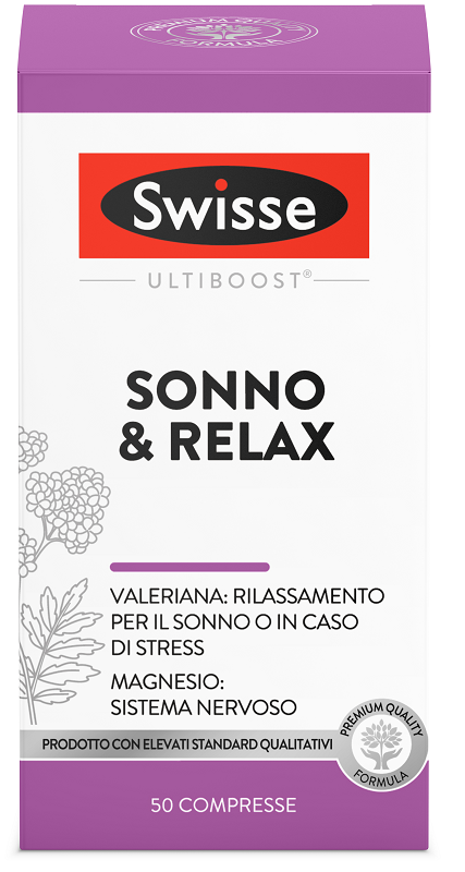 SWISSE VALERIANA SONNO RELAX 50 COMPRESSE - farmachicca