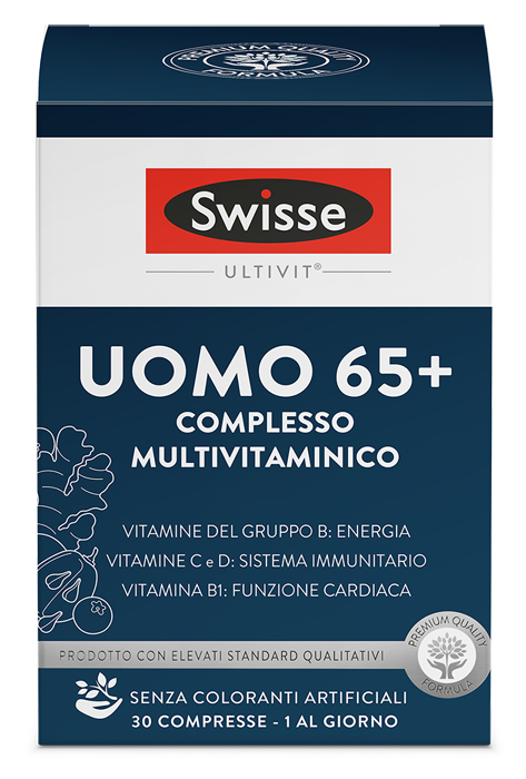 SWISSE UOMO 65+ COMPLESSO MULTIVITAMINICO 30 COMPRESSE - farmachicca