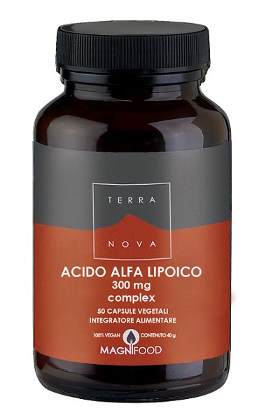 TERRANOVA ACIDO ALFA LIPOICO 300MG COMPLEX 50 CAPSULE - farmachicca