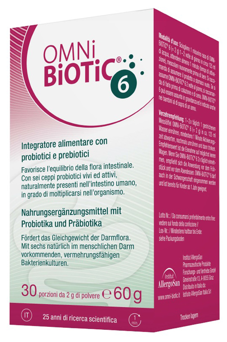 OMNI BIOTIC 6 BARATTOLO 60 G - farmachicca