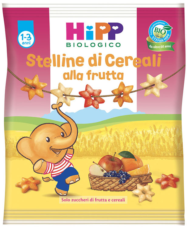 HIPP BIO STELLINE DI CEREALI ALLA FRUTTA 30 G - farmachicca