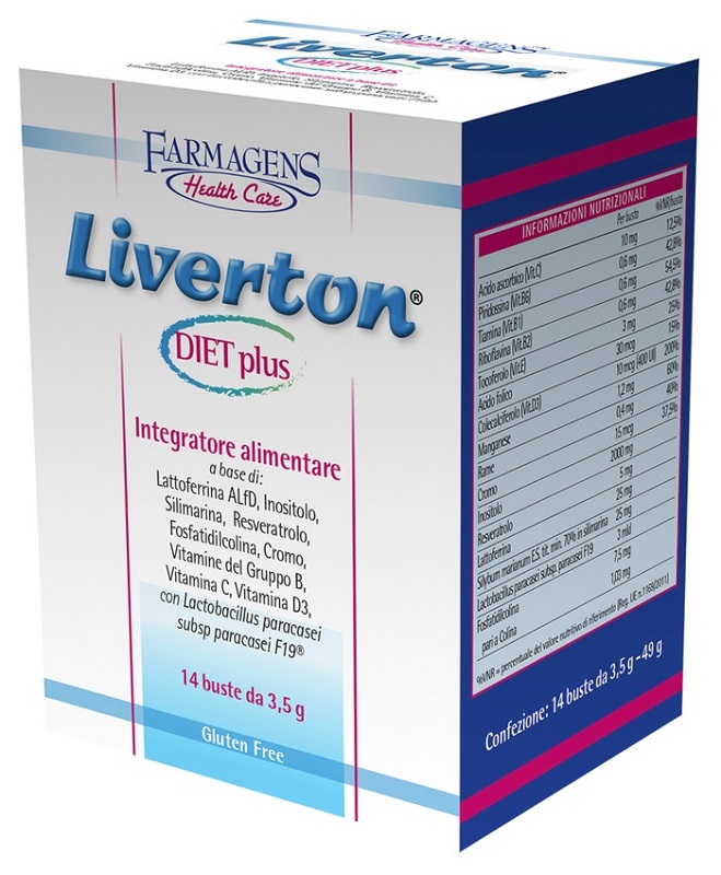 LIVERTON DIET PLUS 14 BUSTINE - farmachicca