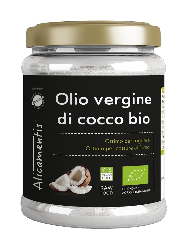 OLIO VERGINE DI COCCO BIO 500 ML ALICAMENTIS - farmachicca