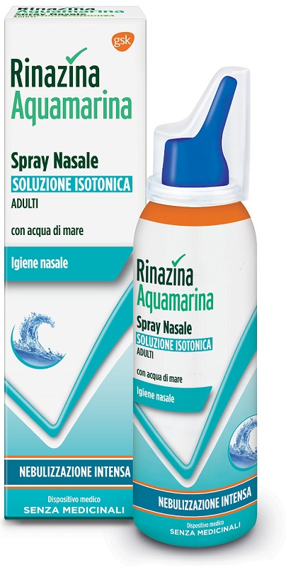 RINAZINA AQUAMARINA ISOTONICA SPRAY NEBULIZZAZIONE INTENSA 100 ML - farmachicca