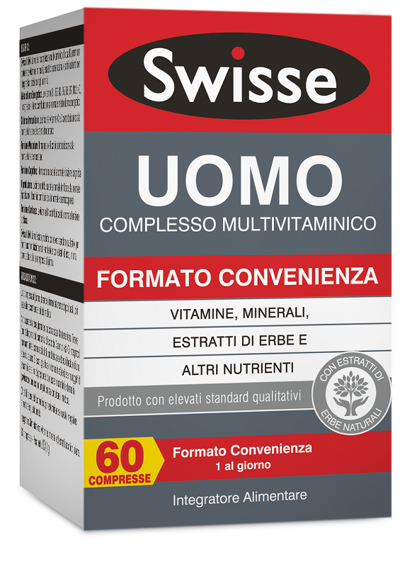 SWISSE UOMO MULTIVITAMINICO 60 COMPRESSE - farmachicca