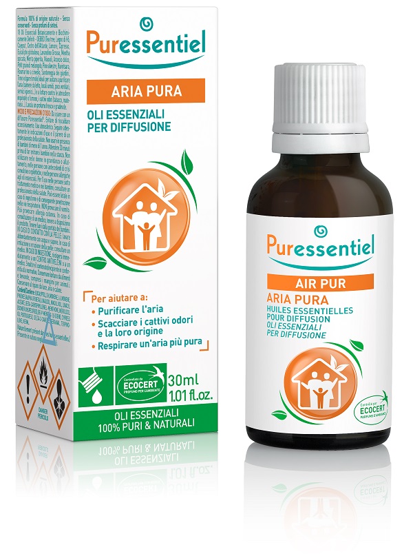 PURESSENTIEL MISCELA PER DIFFUSIONE ARIA PURA CERTIFICATA ECOCERT 30 ML - farmachicca