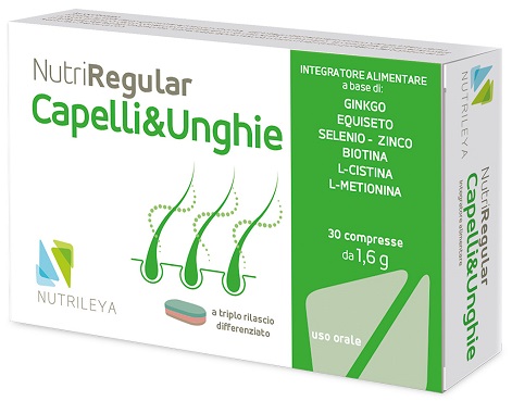 NUTRIREGULAR CAPELLI & UNGHIE 30 COMPRESSE - farmachicca