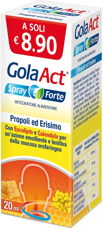 GOLA ACT SPRAY FORTE 20 ML - farmachicca
