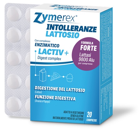 ZYMEREX INTOLLERANZE LATTOSIO 20 COMPRESSE RIVESTITE - farmachicca