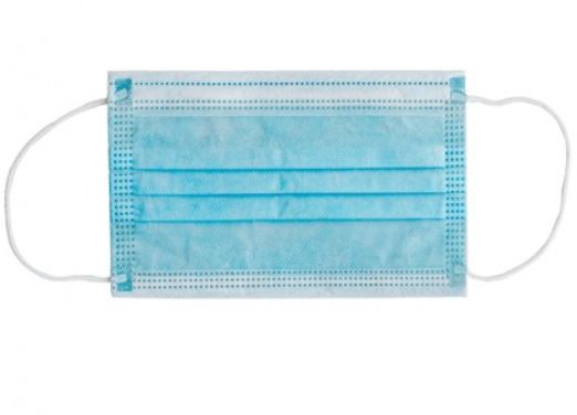 MASCHERINA CHIRURGICA FILTRANTE 98% 3 VELI TIPO IIR CON ELASTICI ADULTI AZZURRA 10 PEZZI - farmachicca