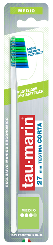 TAUMARIN SPAZZOLINO PROFESSIONAL 27 MEDIO CON ANTIBATTERICO - farmachicca