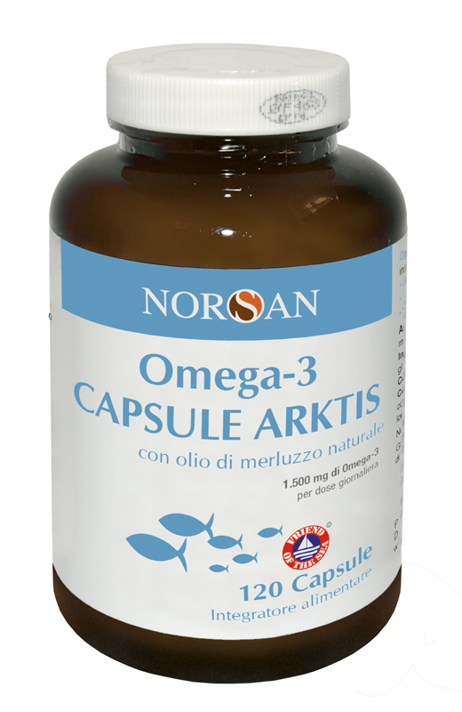 NORSAN OMEGA 3 ARKTIS 120 CAPSULE - farmachicca