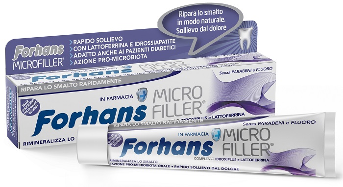 FORHANS DENTIFRICIO MICROFILLER PROTEZIONE SMALTO 75 ML - farmachicca