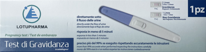 LOTUPHARMA TEST DI GRAVIDANZA 1 PEZZO - farmachicca