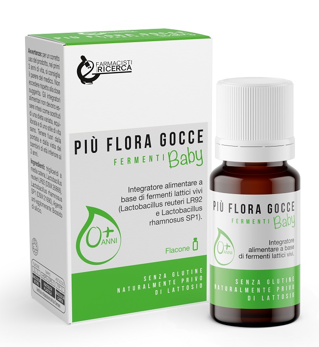 FPR PIU' FLORA FERMENTI GOCCE BABY 5 ML - farmachicca
