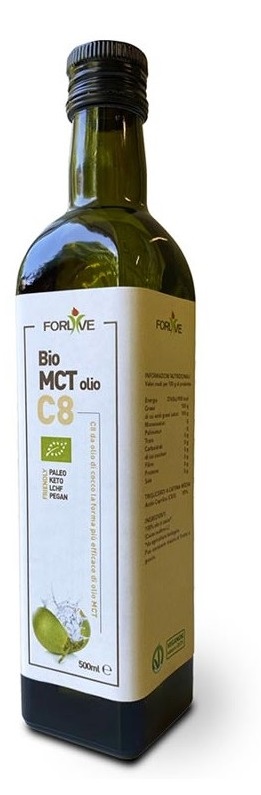 MCT OLIO C8 BIO 500 ML - farmachicca