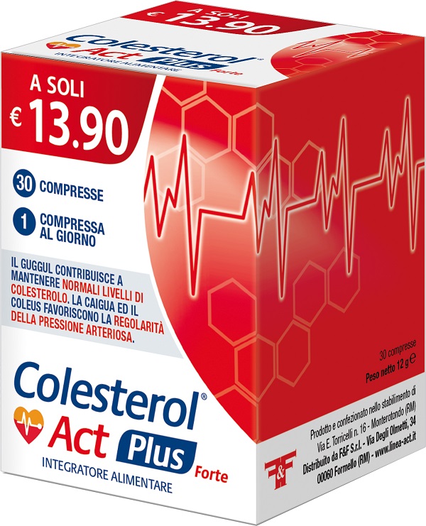 COLESTEROL ACT PLUS FORTE 30 COMPRESSE - farmachicca